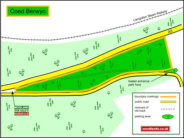 Coed Berwyn map