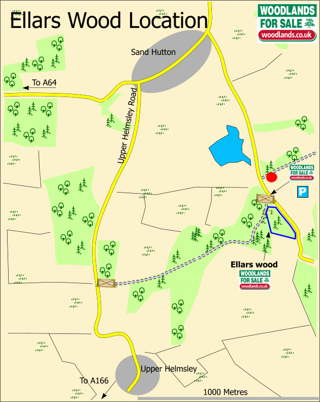 Click to view a full-size version Ellars Wood map