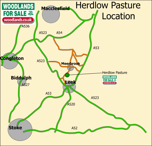 Click to view a full-size version Herdlow Pasture map