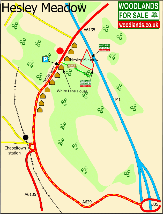 Hesley Meadow map