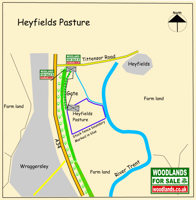 Heyfields Pasture map