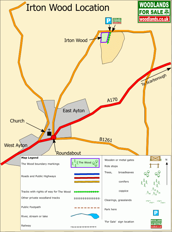 Click to view a full-size version Irtonwood - SOLD map