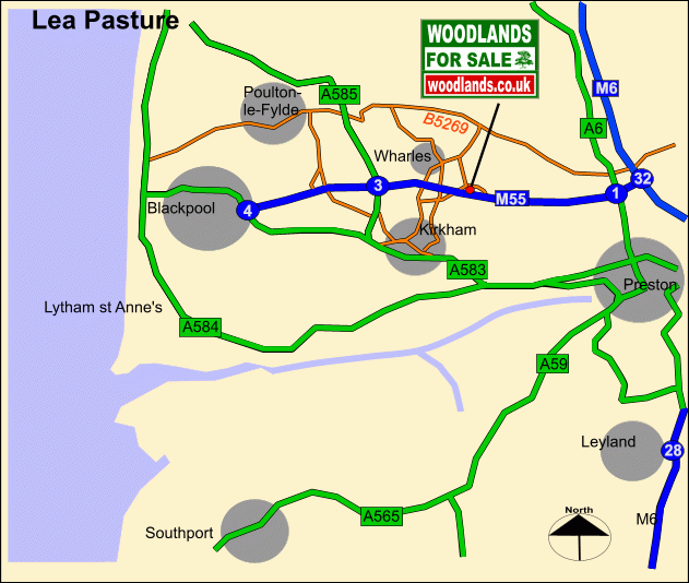 Lea Pasture map