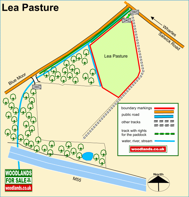 Lea Pasture map