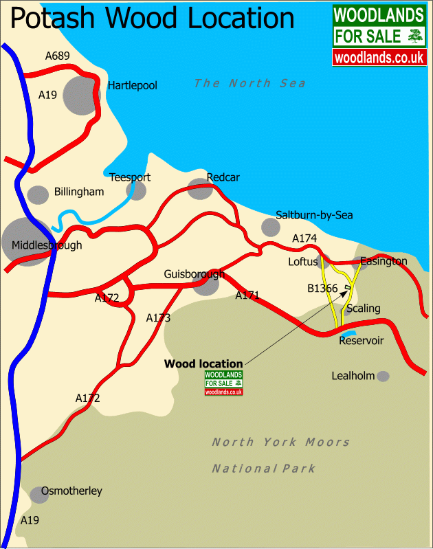 Potash Wood - SOLD map