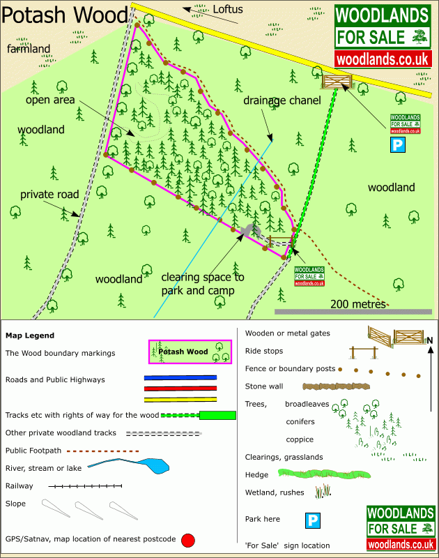 Potash Wood - SOLD map