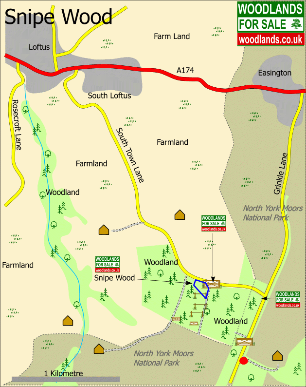 Click to view a full-size version Snipe Wood - SOLD map