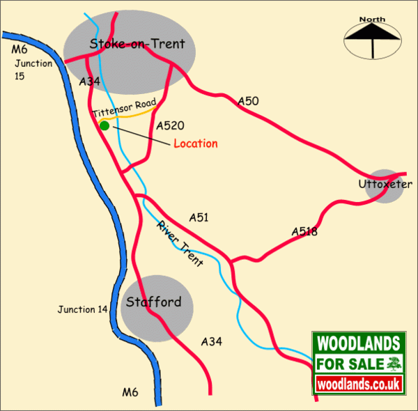 Trent Meadow map