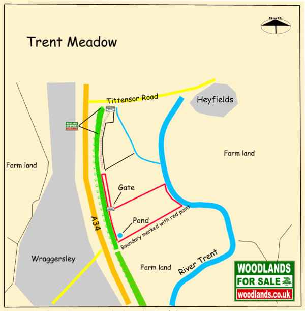 Trent Meadow map