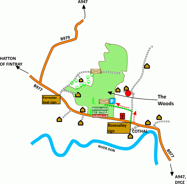Fergus Wood - SOLD map