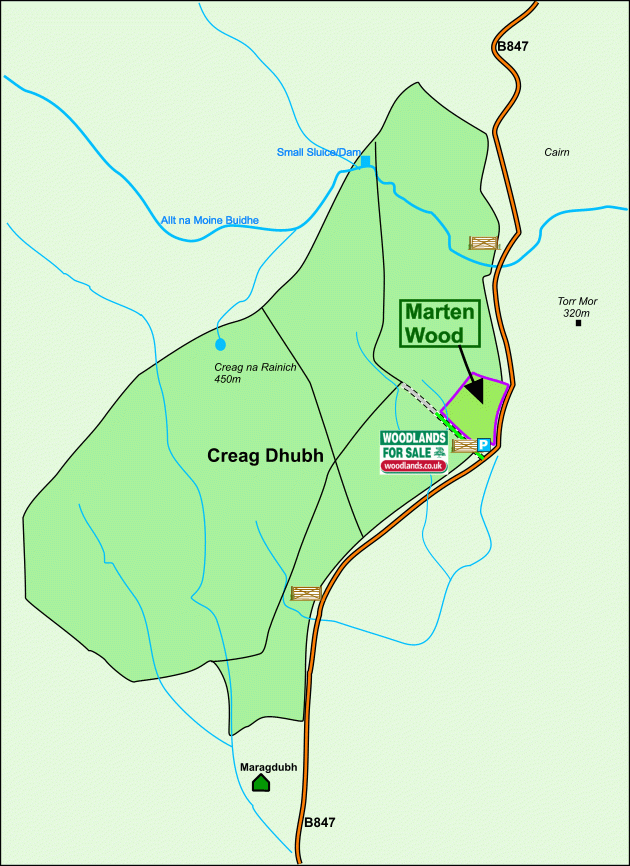 Marten Wood map