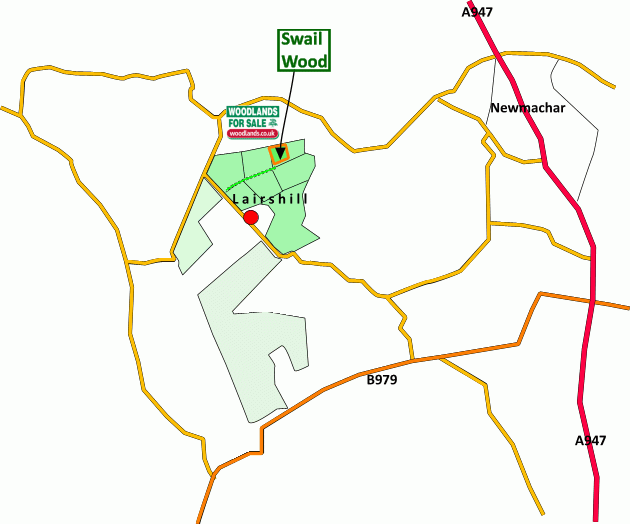 Swail Wood map
