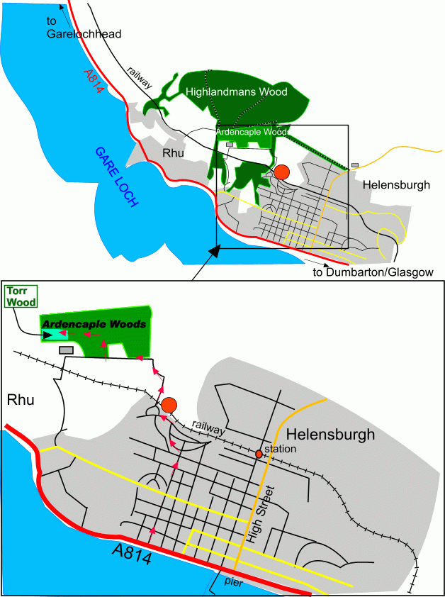 Torr Wood - SOLD map