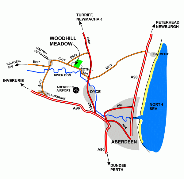 Woodhill Meadow - SOLD map