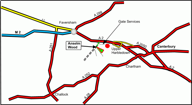 Anselm Wood map