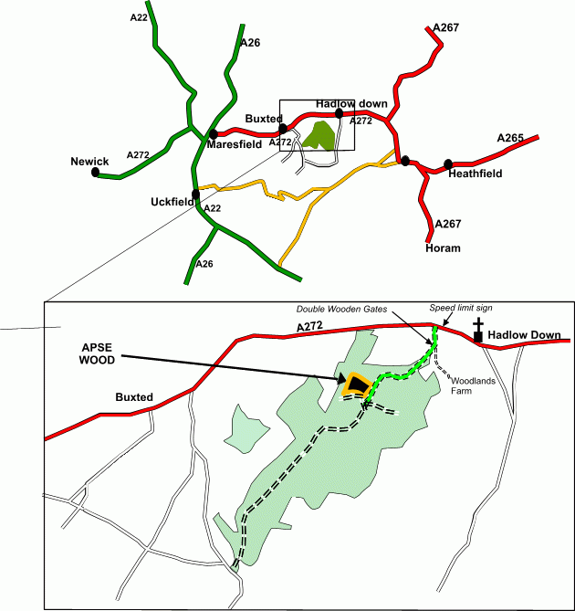 Apse Wood - SOLD map