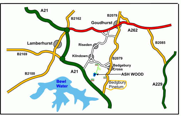 Ash Wood - SOLD map