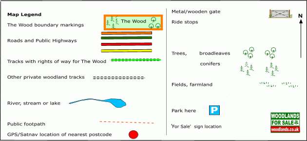 Ash Wood - SOLD map