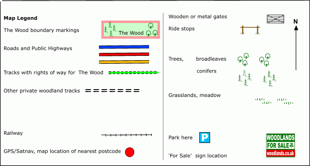Bell Wood - SOLD map