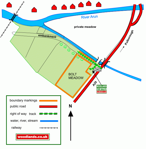 Bolt Meadow map