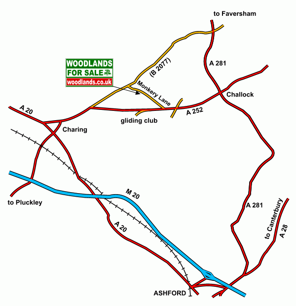 Deacon Wood - SOLD map