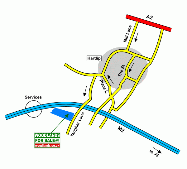 Click to view a full-size version Dene Field map