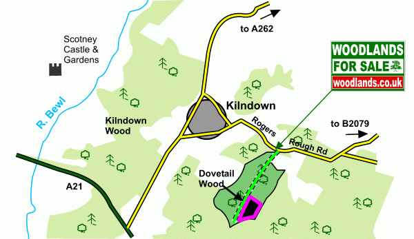 Click to view a full-size version Dovetail Wood - SOLD map