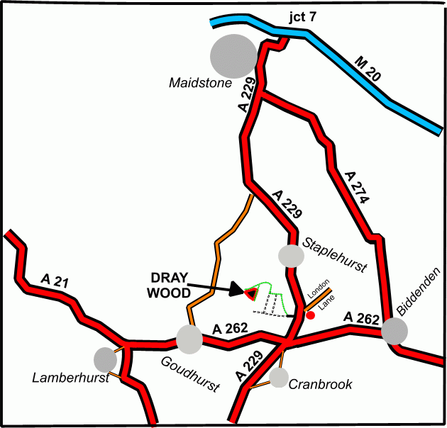 Click to view a full-size version Dray Wood - SOLD map