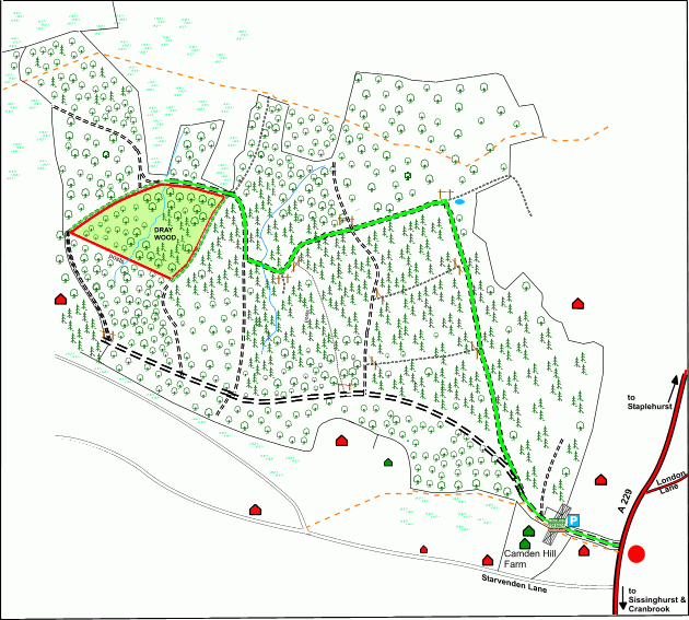Click to view a full-size version Dray Wood - SOLD map