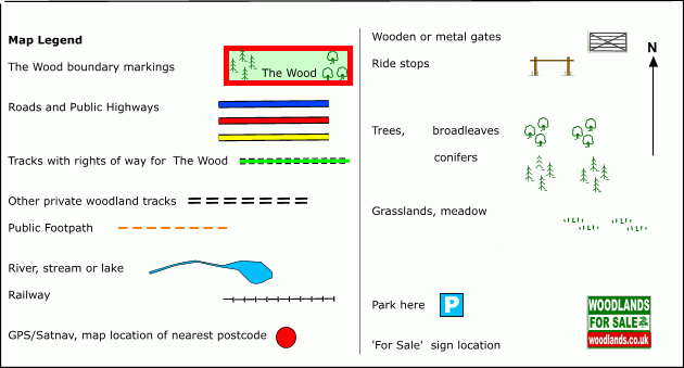 Dray Wood - SOLD map