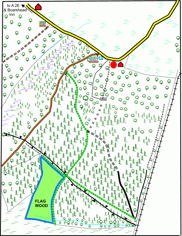 Click to view a full-size version Flag Wood map