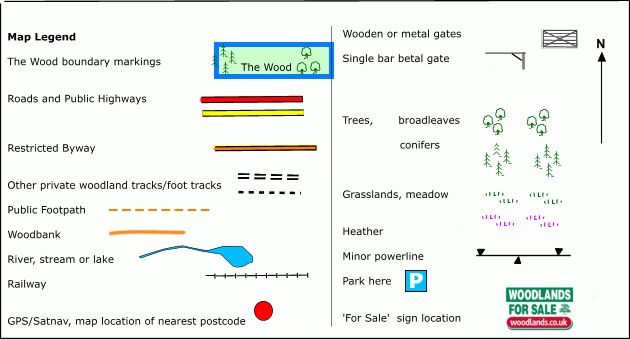Flag Wood map