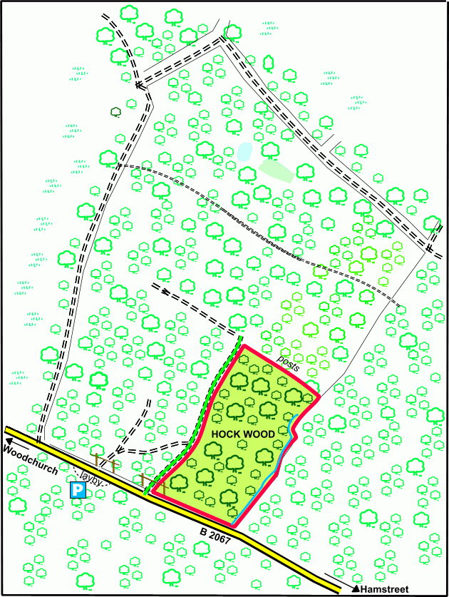 Click to view a full-size version Hock Wood map