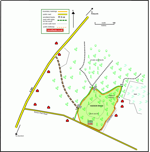 Hudson Wood map