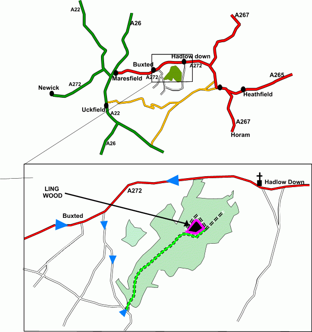 Ling Wood - SOLD map