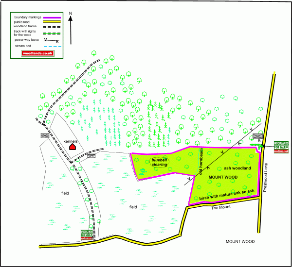 Mount Wood - SOLD map