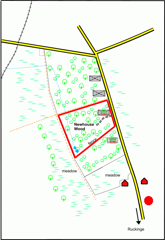 Click to view a full-size version Newhouse Wood - SOLD map