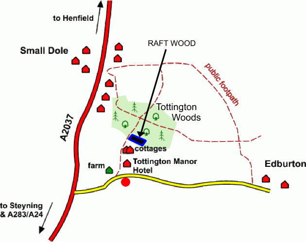 Click to view a full-size version Raft Wood - SOLD map