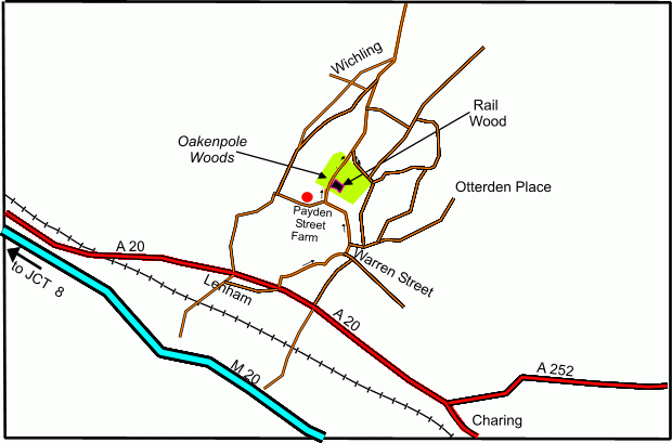 Rail Wood - SOLD map