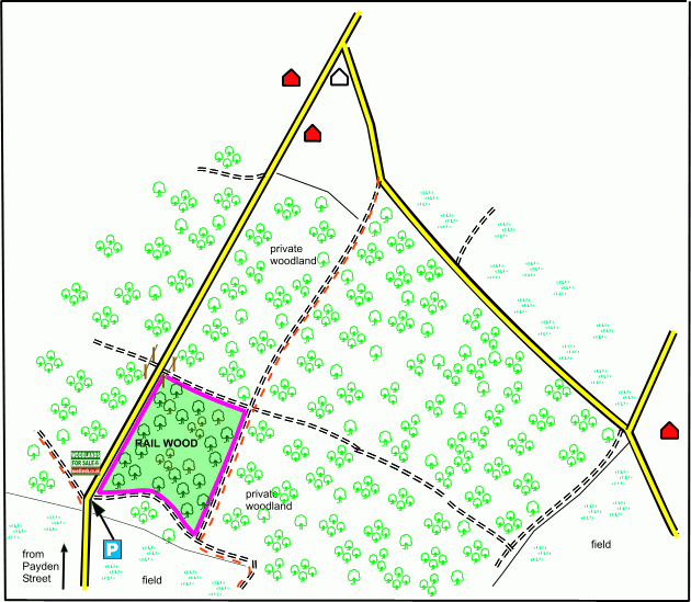 Rail Wood - SOLD map