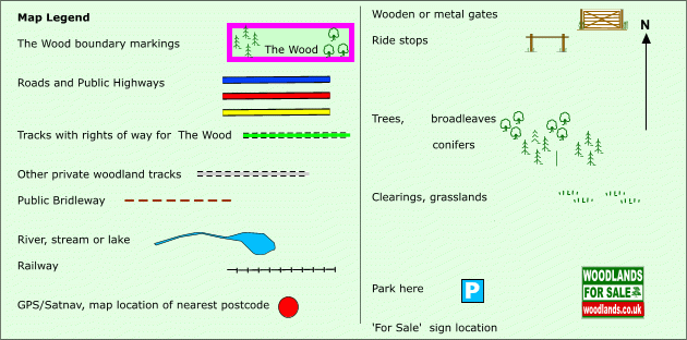 Rail Wood - SOLD map