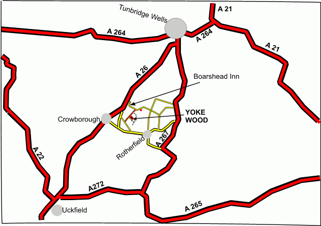 Yoke Wood - SOLD map