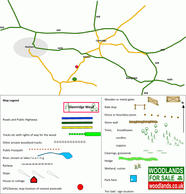 Greenridge Wood - SOLD map
