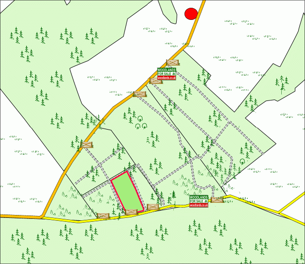 Greenridge Wood - SOLD map