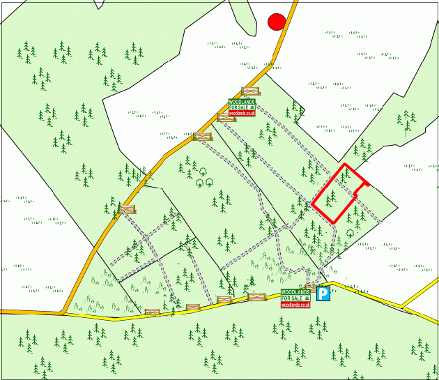 Heather Bank Wood - SOLD map
