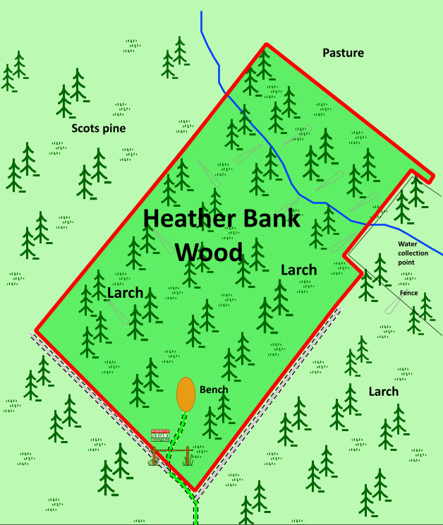 Heather Bank Wood - SOLD map