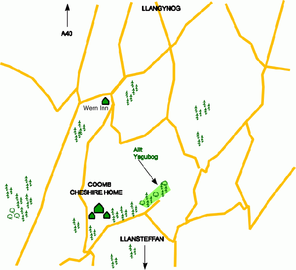 Allt Ysgubog - SOLD map