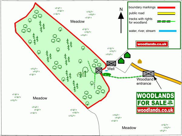Coed Cwm Clyd map