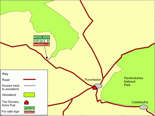 Coed Estiniog map