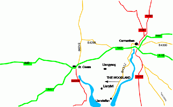 Click to view a full-size version Coed Lan-Martin map